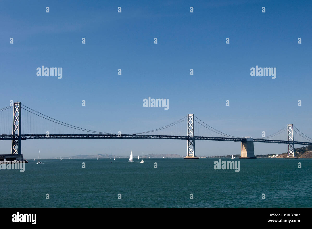 San Francisco Bay Bridge Stockfoto