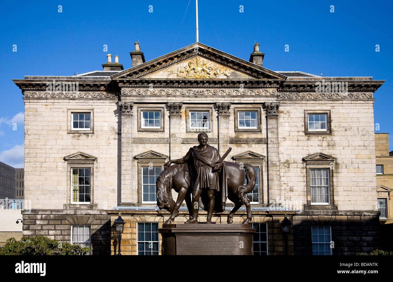 36 St Andrews Square, Sitz der The Royal Bank of Scotland Stockfoto