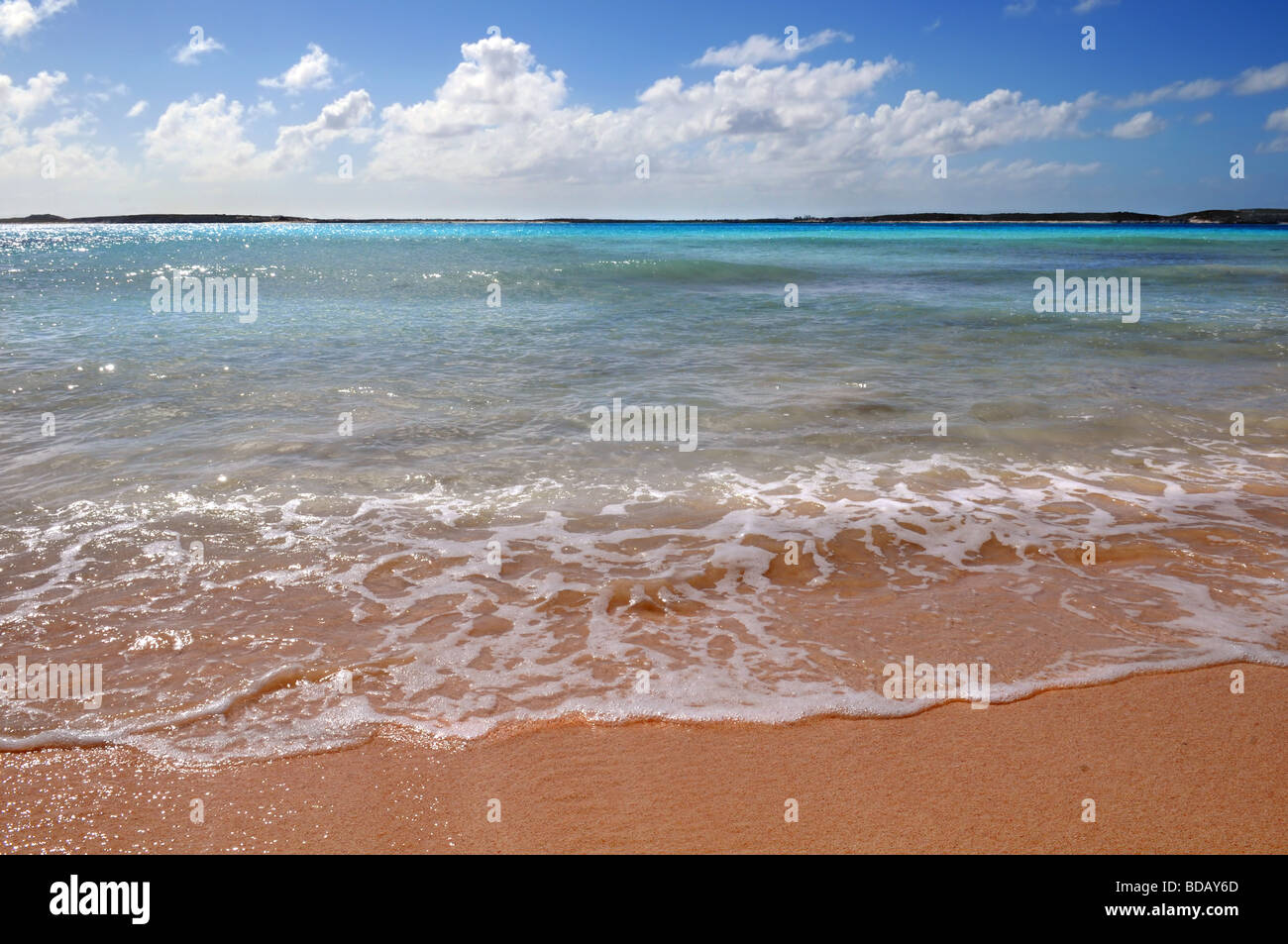 Helle und bunte Strand in Grand Turk und Caicos Insel British West Indies Stockfoto