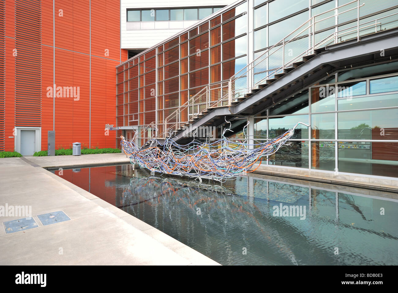 Bellevue-Rathaus-Campus Stockfoto