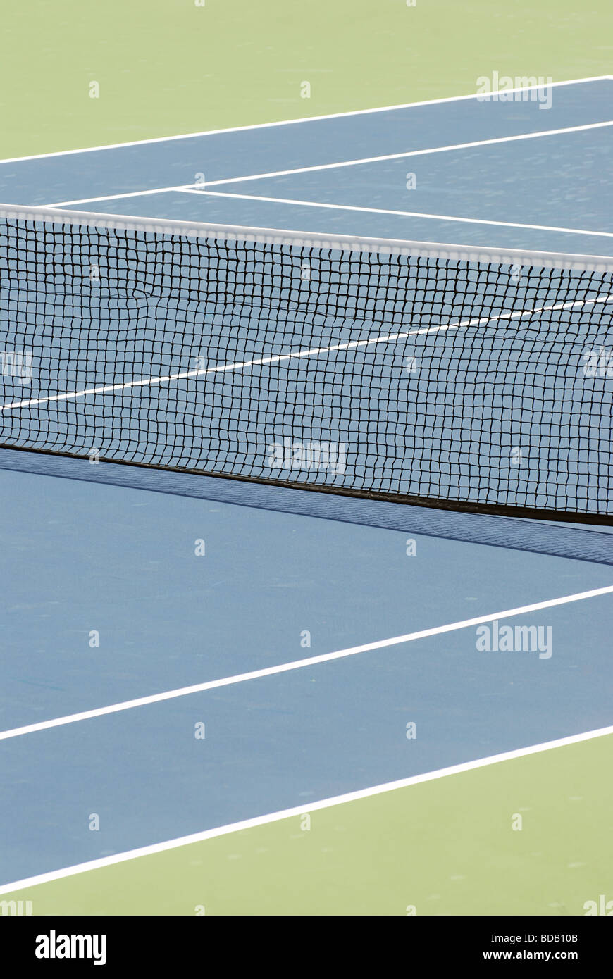 Tennis-Hartplatz Stockfoto