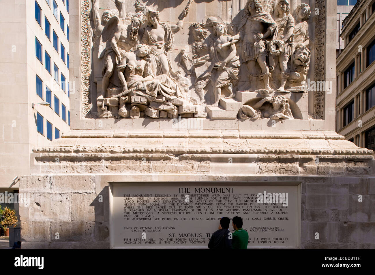 Denkmal London Vereinigtes Königreich Stockfoto