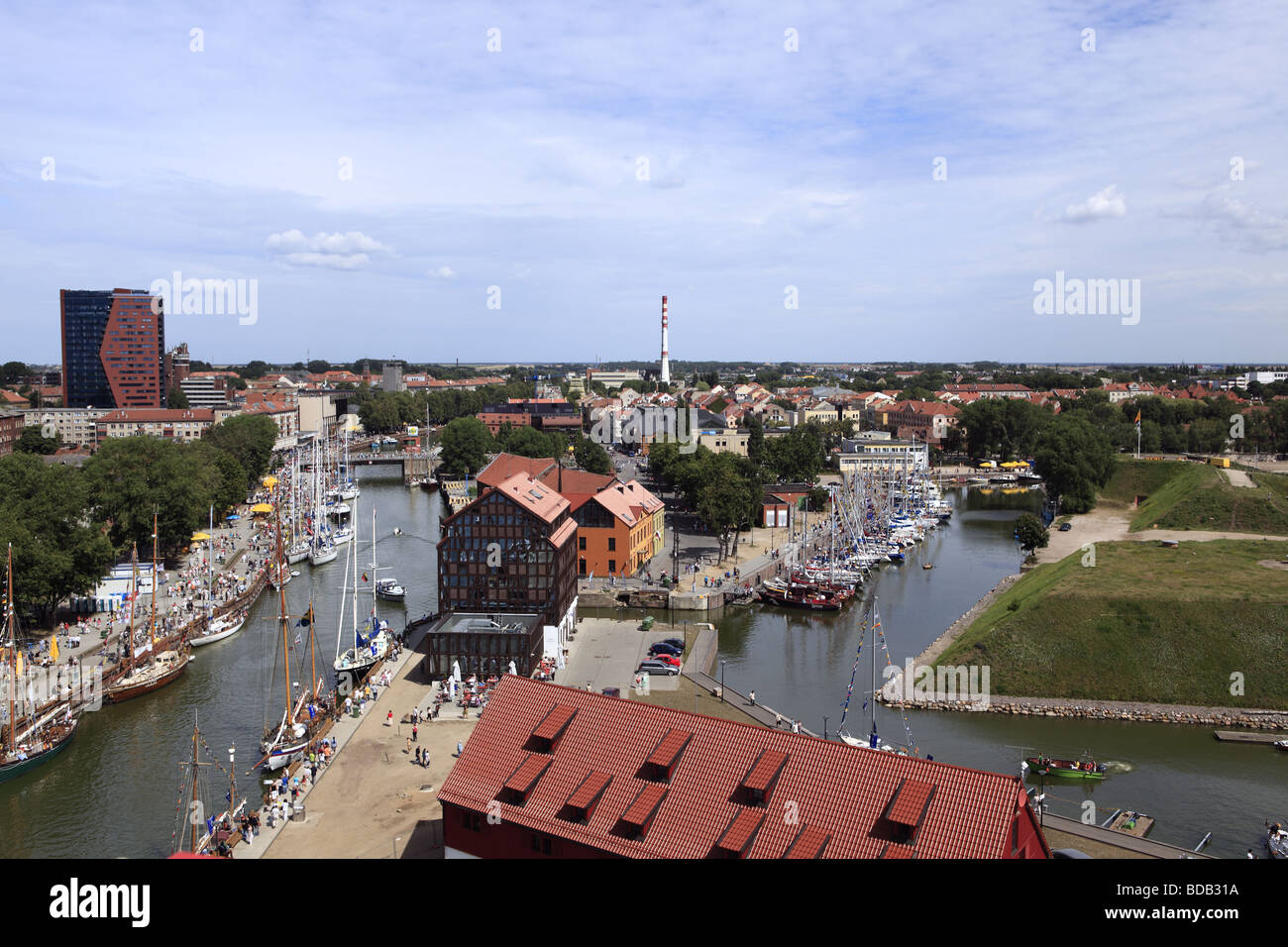 Große Schiffe Rennen Ostsee 2009, Klaipeda, Litauen Stockfoto