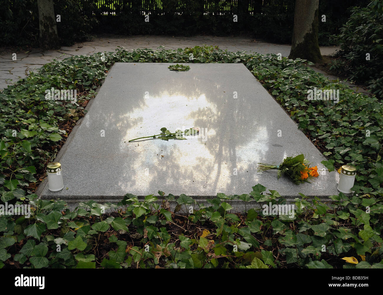 Grab von Richard und Cosima Wagner im Garten der Villa Wahnfried die Richard-Wagner-Museum in Bayreuth Deutschland Stockfoto