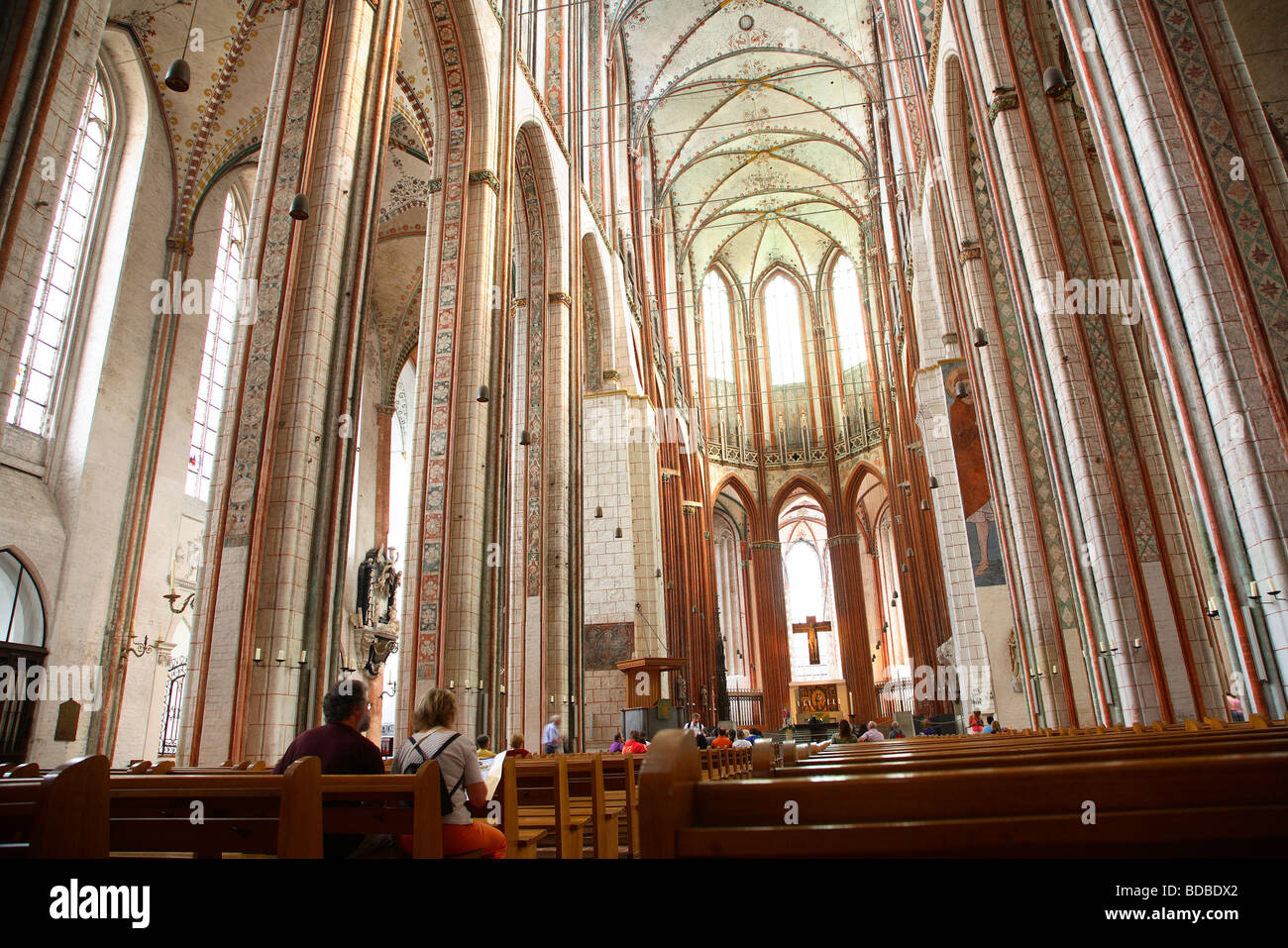 Deutschland, Lübeck, Lübeck, St. Marien, Sankt, Marien, Kirche Stockfoto