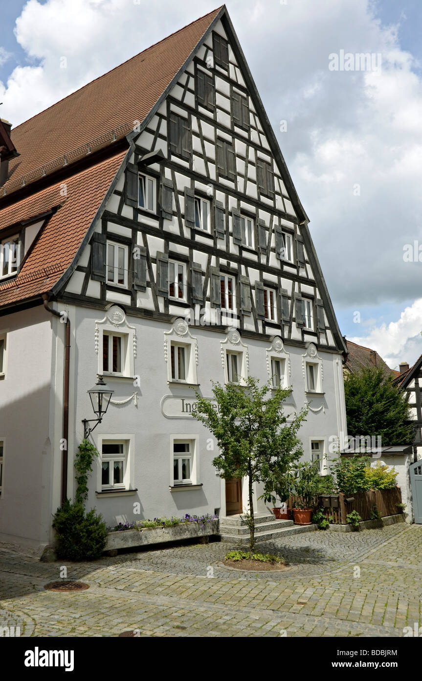 Ehemalige "Hop House" in Spalt, Franken, Bayern, Deutschland. Stockfoto