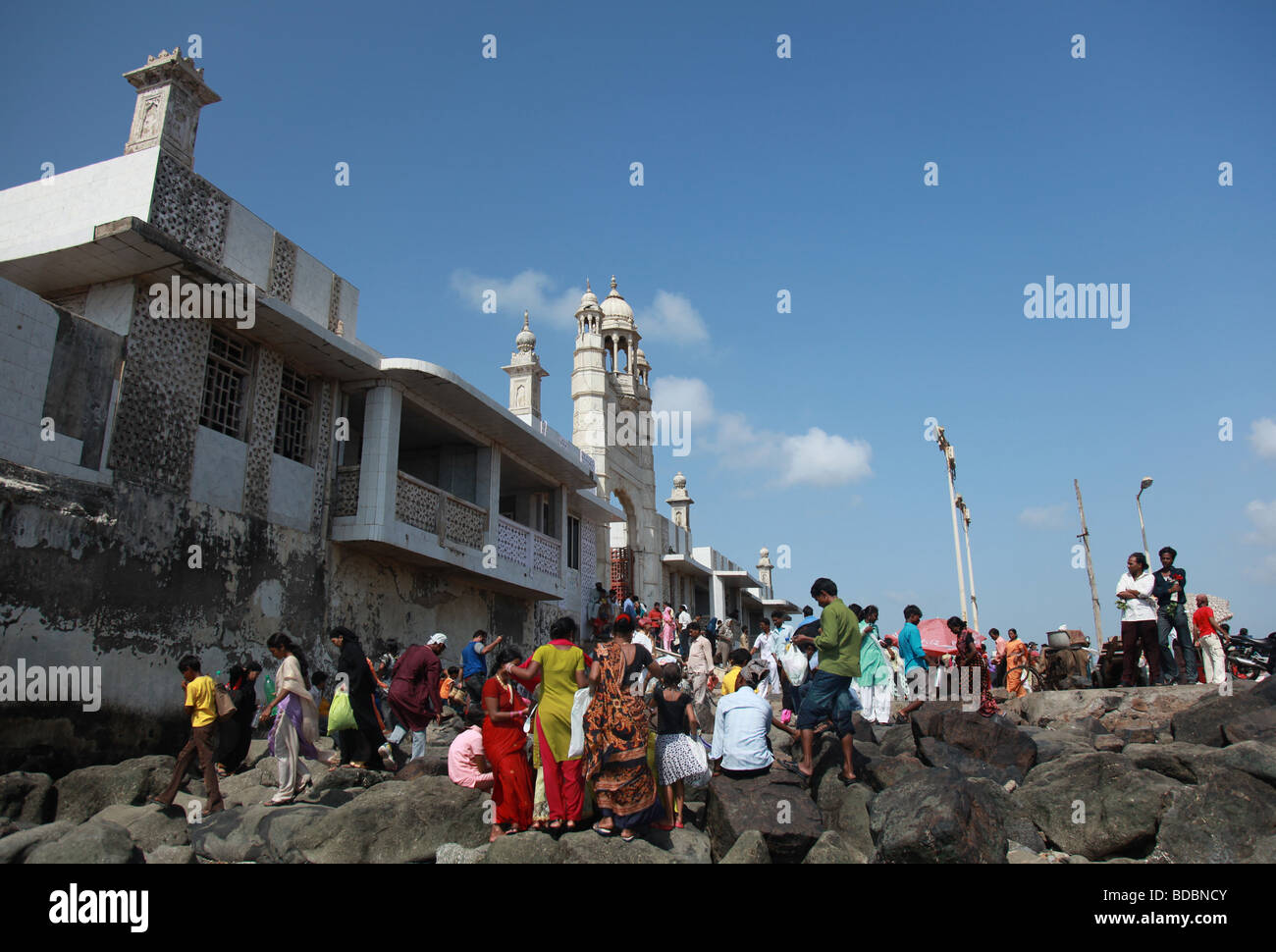 Die Haji Ali Dargah Mosque befindet sich im südlichen Mumbai Indien Stockfoto Die Haji Ali Dargah Mosque befindet sich im südlichen Mumbai Indien Stockfoto