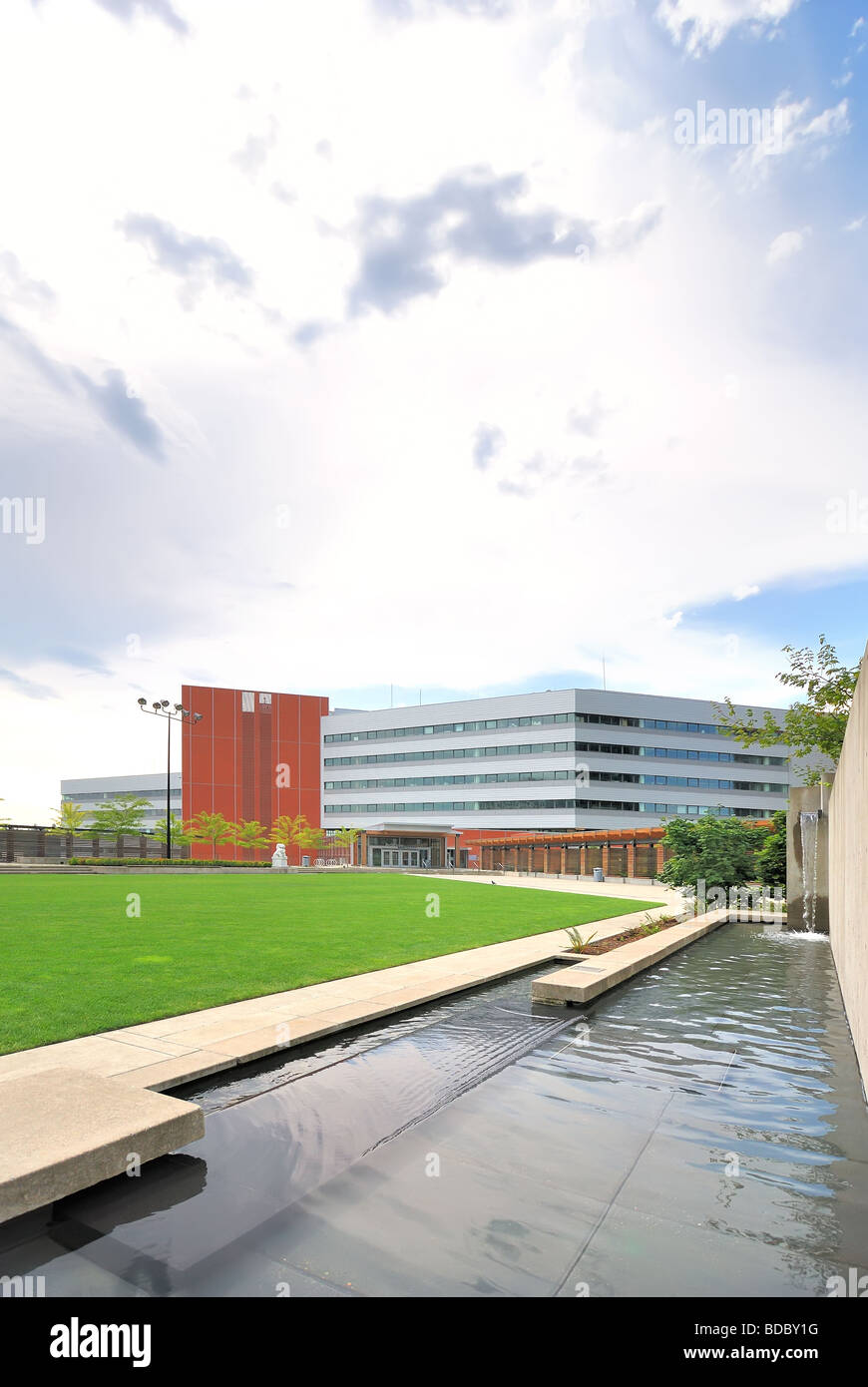 Bellevue-Rathaus-Campus Stockfoto