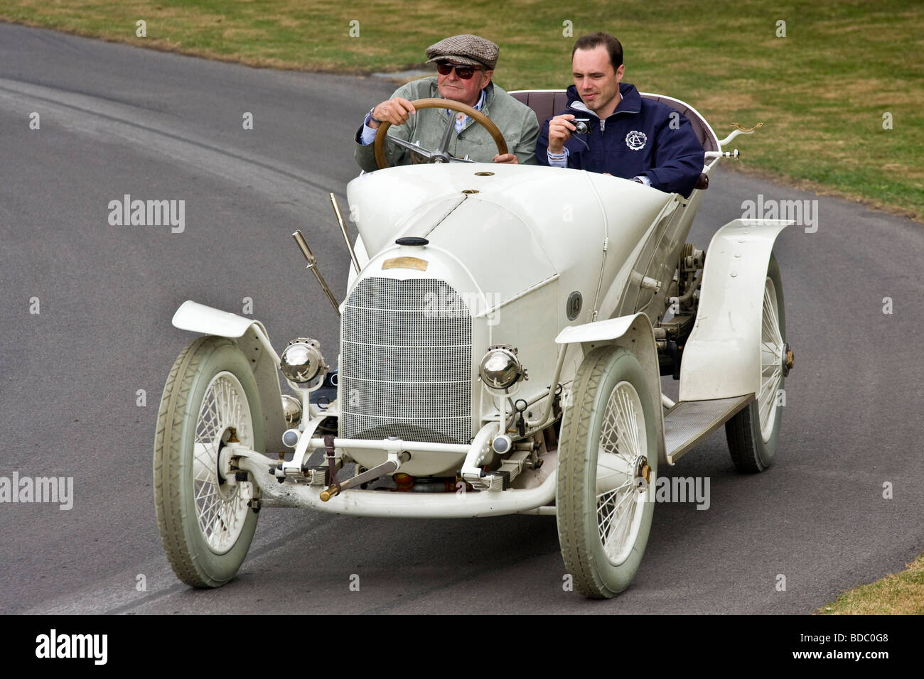 1910 Austro-Daimler Prinz Henry, Gewinner der Prinz Henry Verfahrens auf die Hillclimb beim Goodwood Festival of Speed, Sussex, UK. Stockfoto