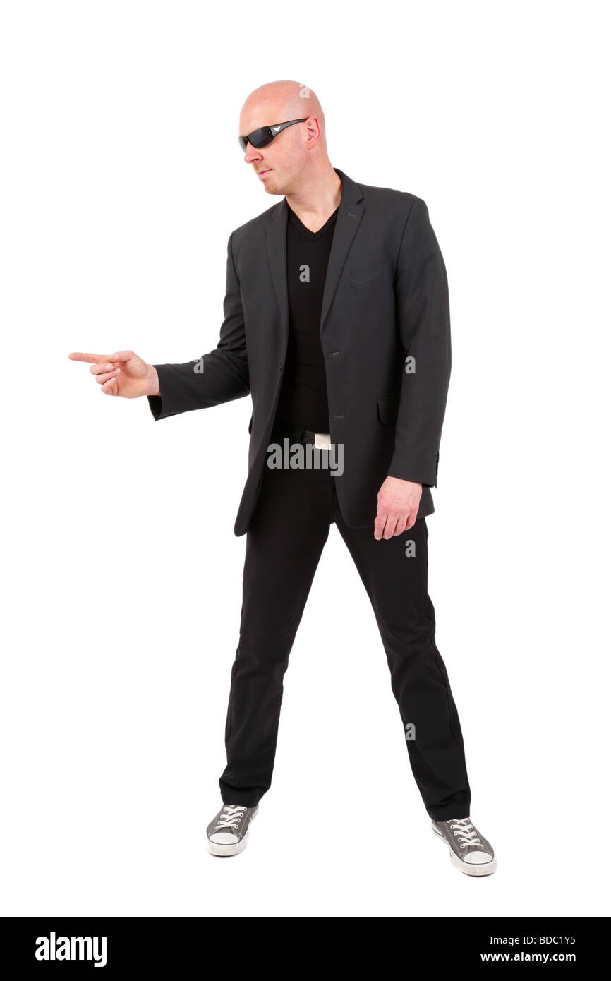 Leitung Glatzkopf Ponting zur Seite Stockfoto