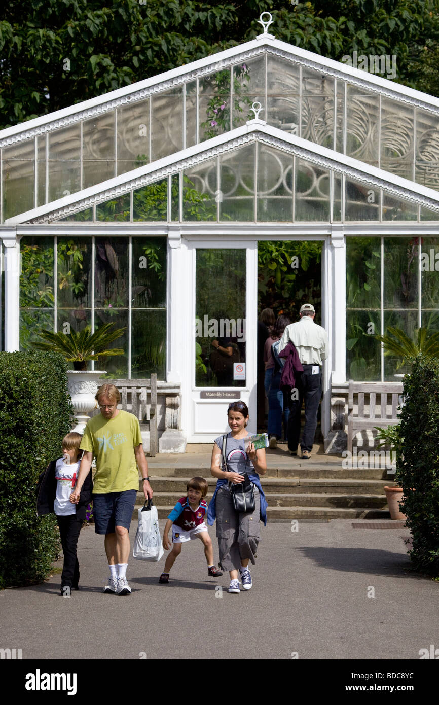 Haus Seerose am Kew Gardens in London Stockfoto