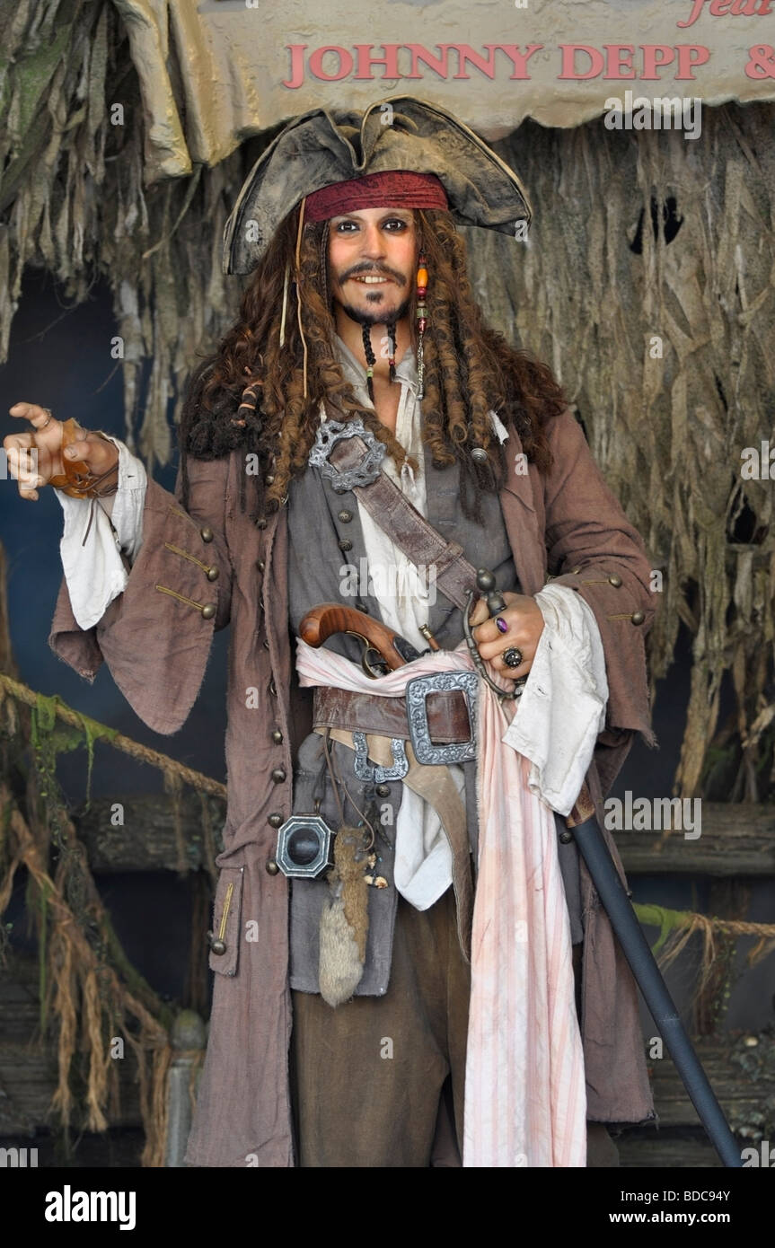 Wachsmodell außerhalb der Movieland Wax Museum - Attraktionen auf dem Clifton Hill, Niagara, Ontario Stockfoto