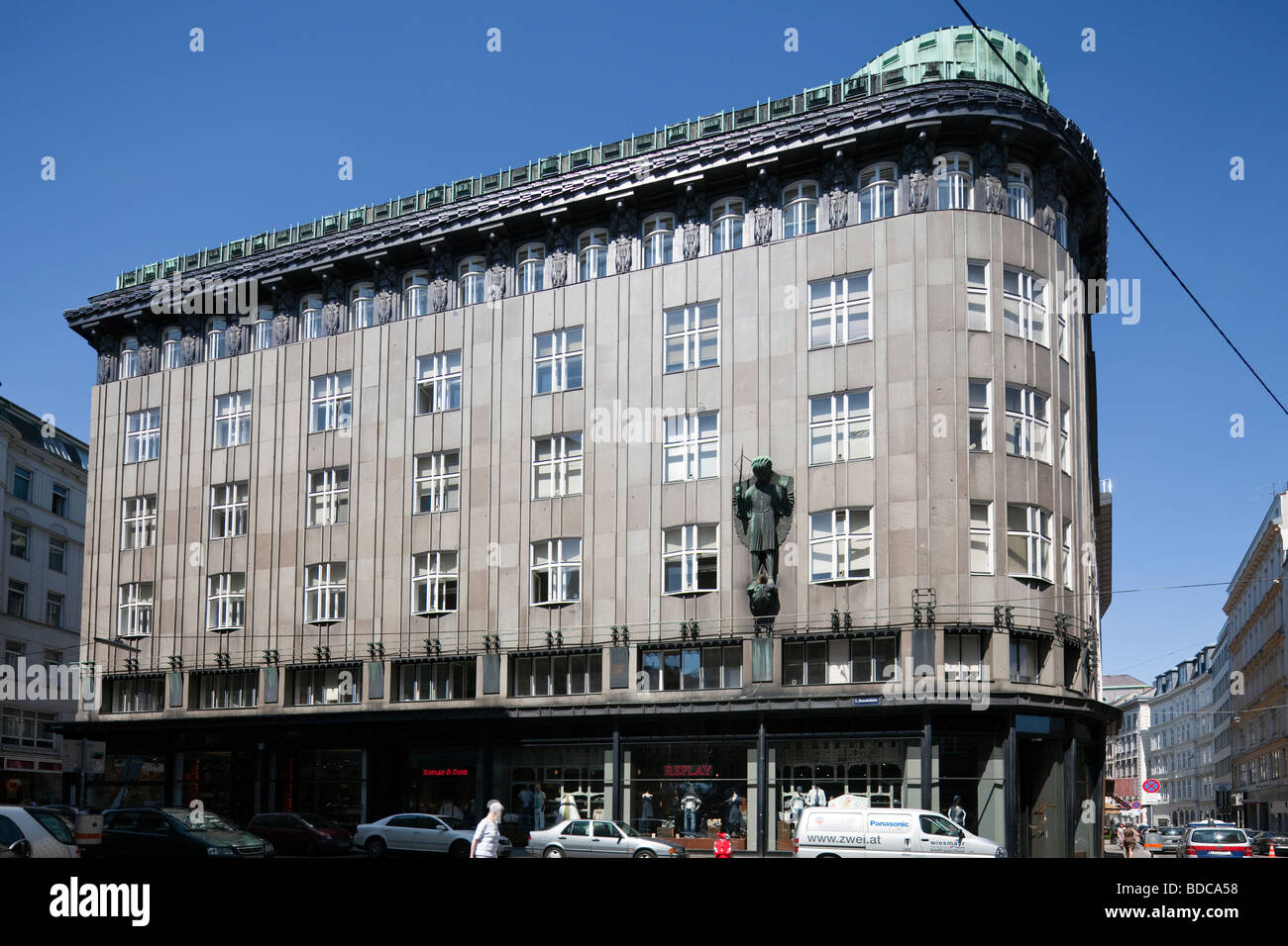 außen, Zacherl Gebäude, Wien, Österreich Stockfoto