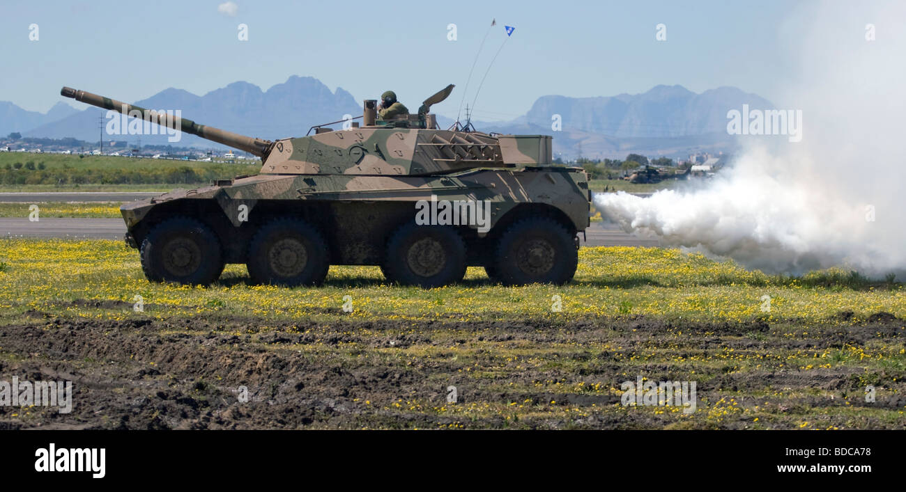 Rooikat Armoured Fighting Vehicle für die South African National Defence Force Stockfoto