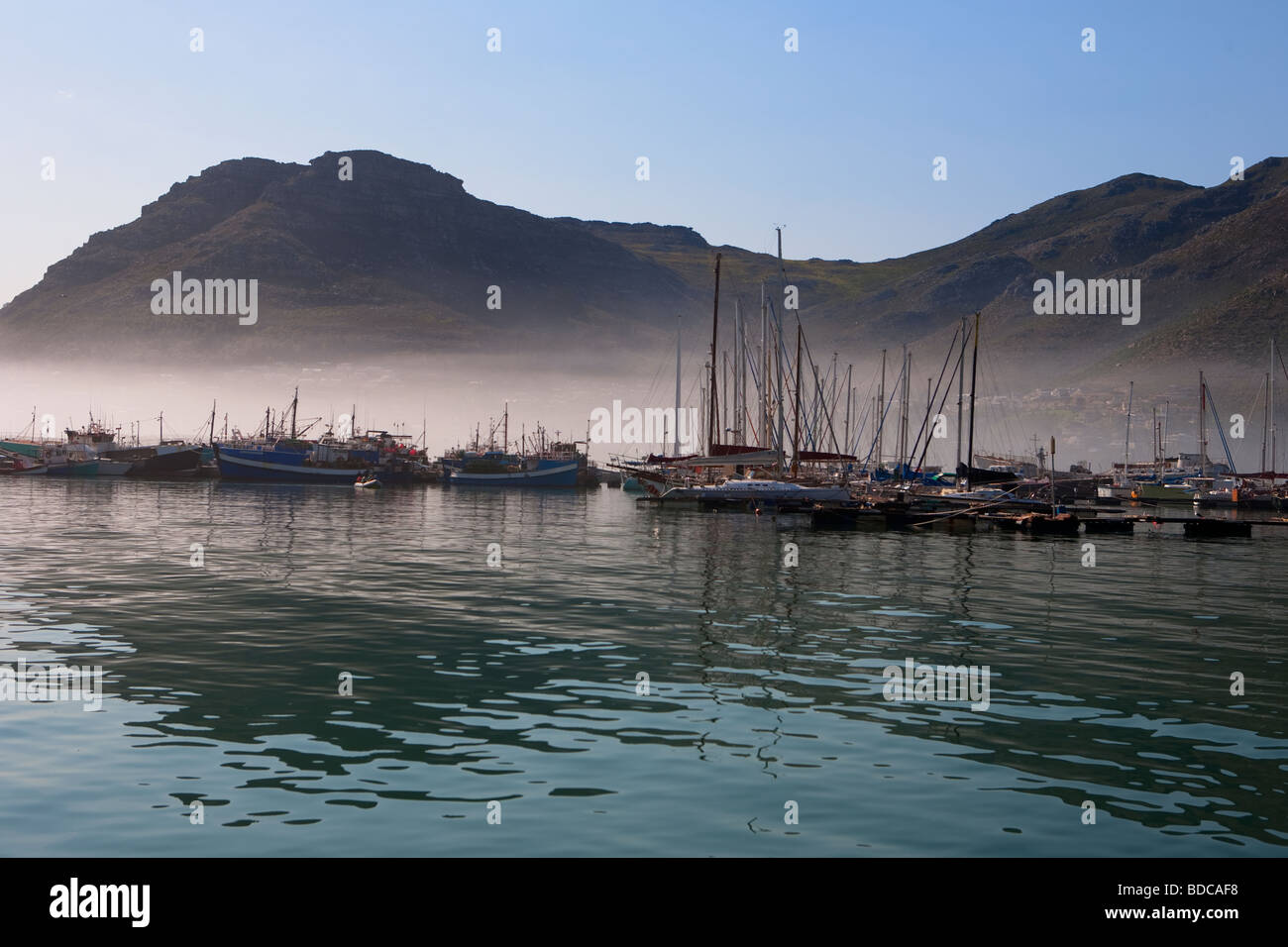 Hout Bay Harbor Kapstadt Südafrika Stockfoto