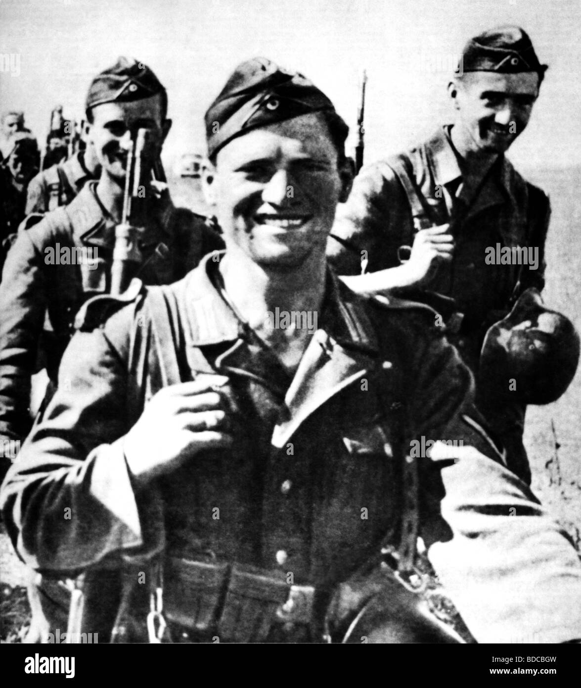 Ereignisse, Zweiter Weltkrieg/Zweiter Weltkrieg, deutsche Wehrmacht, Infanterie im märz 1941, Stockfoto