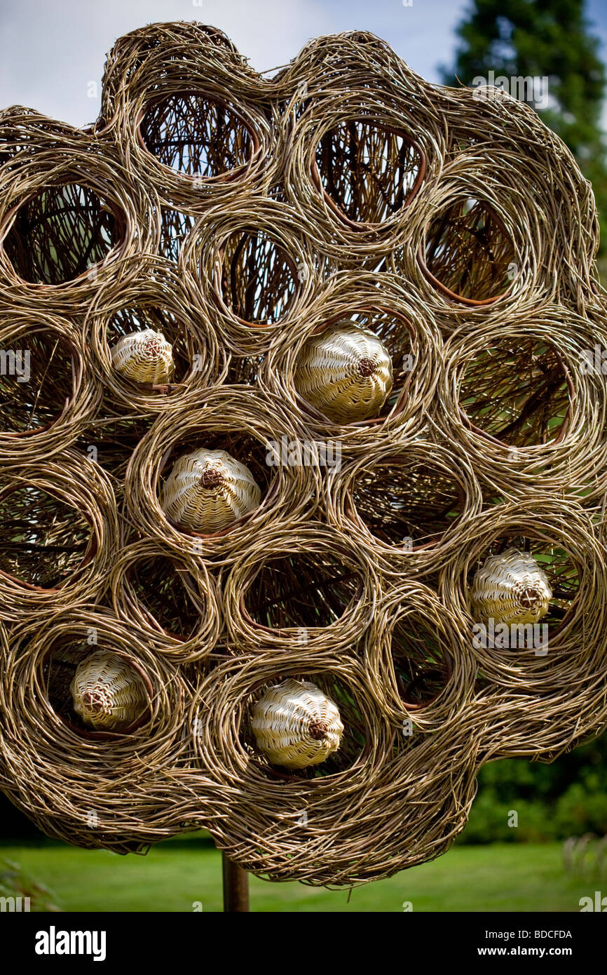 Moderne Kunst Skulptur an die Royal Botanical Gardens in Kew, London Stockfoto