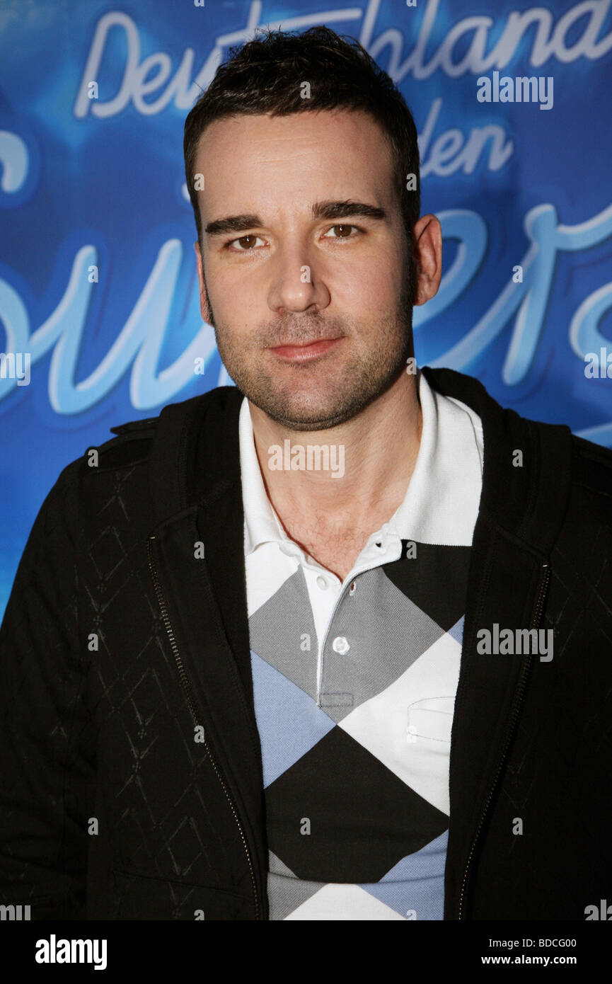 Neumüller, Volker, * 18.10.1969, deutscher Musikmanager, Porträt, Fotoruf bei der deutschen TV-Show "Deutschland sucht den Superstar", Hamburg, 26.11.2008, Stockfoto