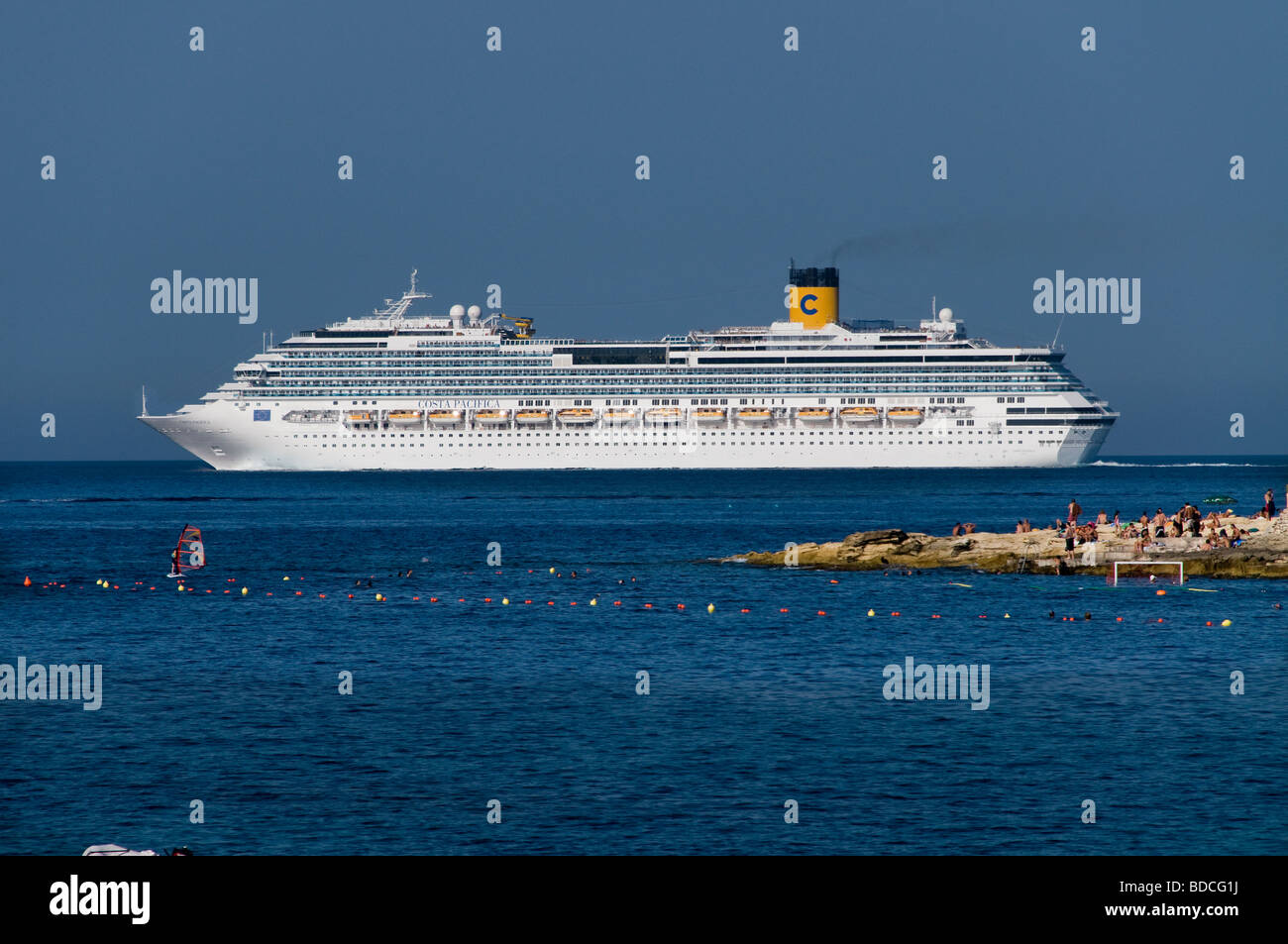 Das Kreuzfahrtschiff Costa Pacifica Stockfotografie Alamy