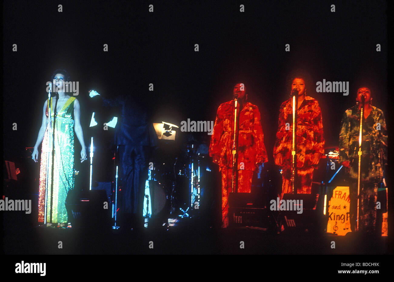 ARETHA FRANKLIN - US-Sängerin über 1972 Stockfoto