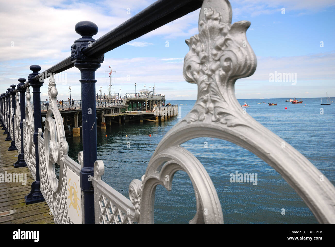 Pier in Swanage Stockfoto