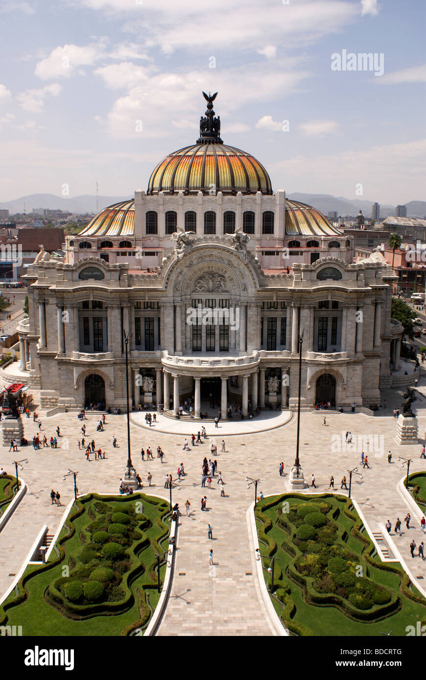 Der Palacio de Bellas Artes oder Fine Arts Palace im Zentrum von Mexiko-Stadt Stockfoto