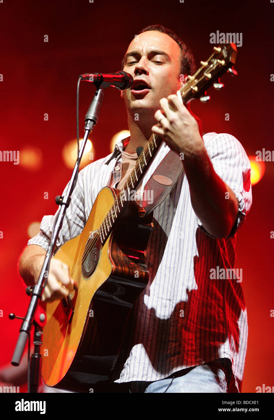DAVE MATTHEWS - US-amerikanischer Musiker Stockfoto