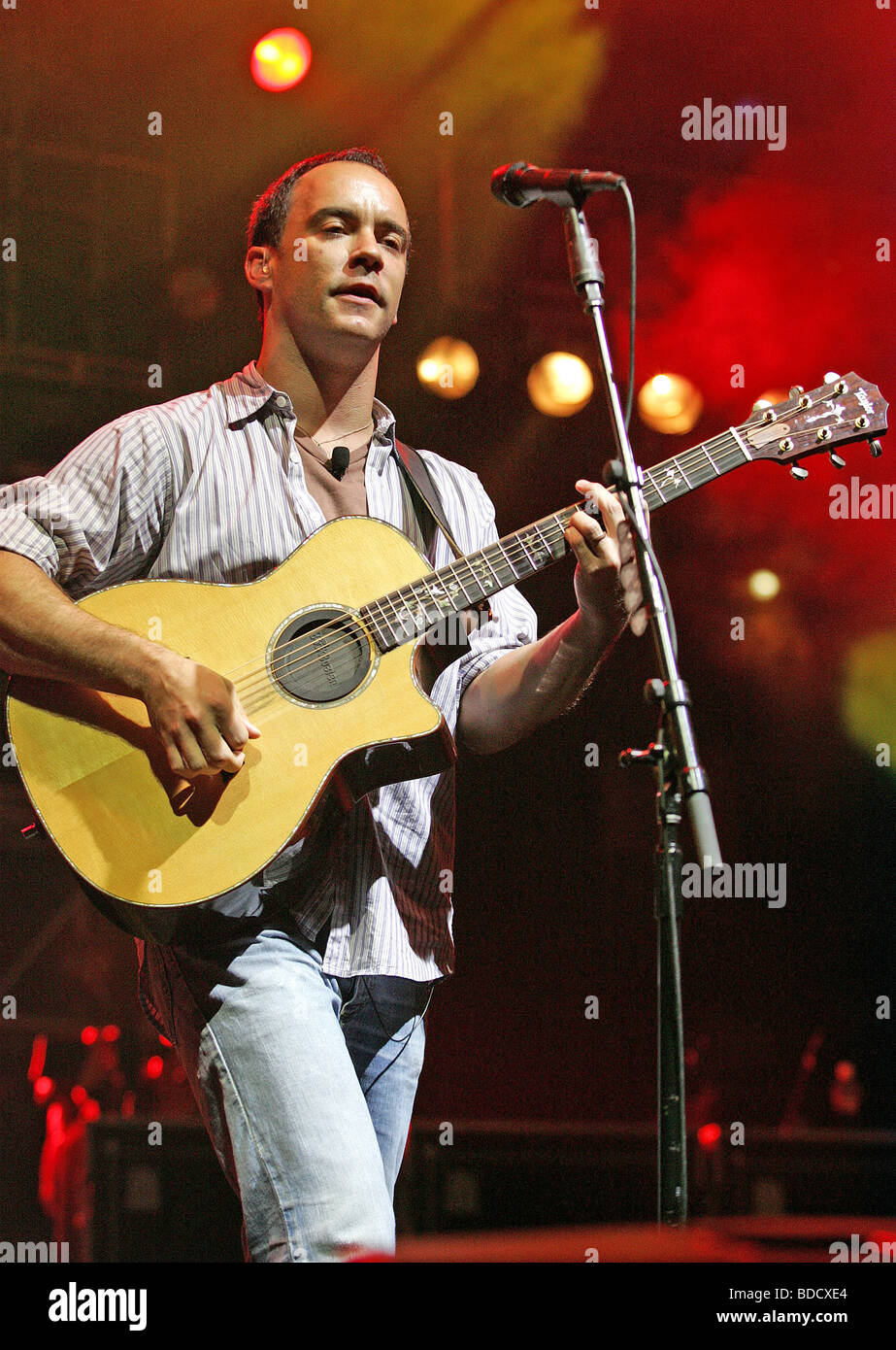 DAVE MATTHEWS - US-amerikanischer Musiker Stockfoto