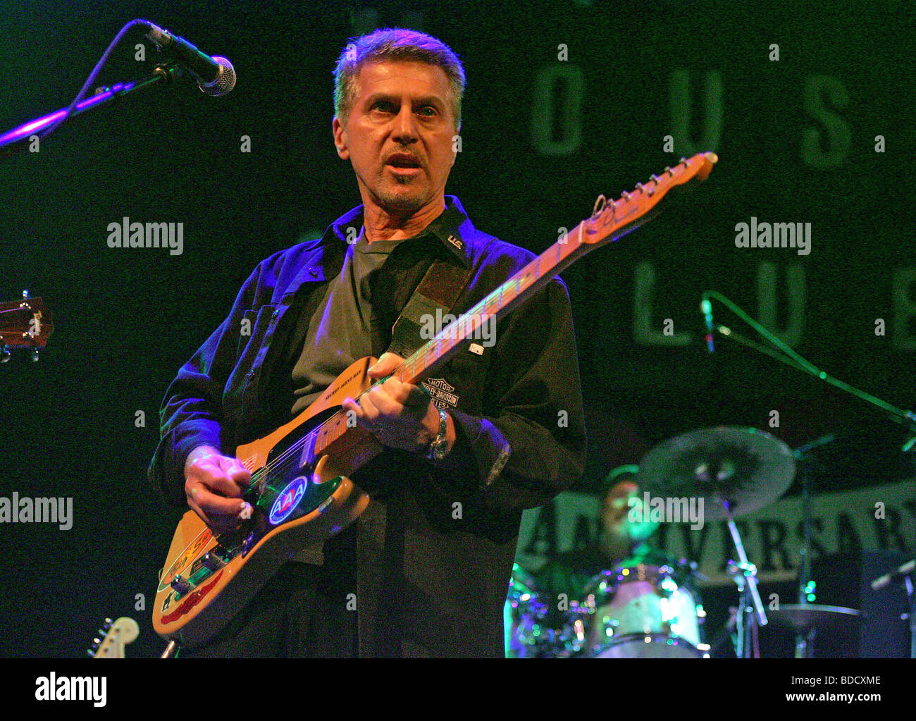 JOHNNY Flüsse - US Gitarrist im Jahr 2004 Stockfoto