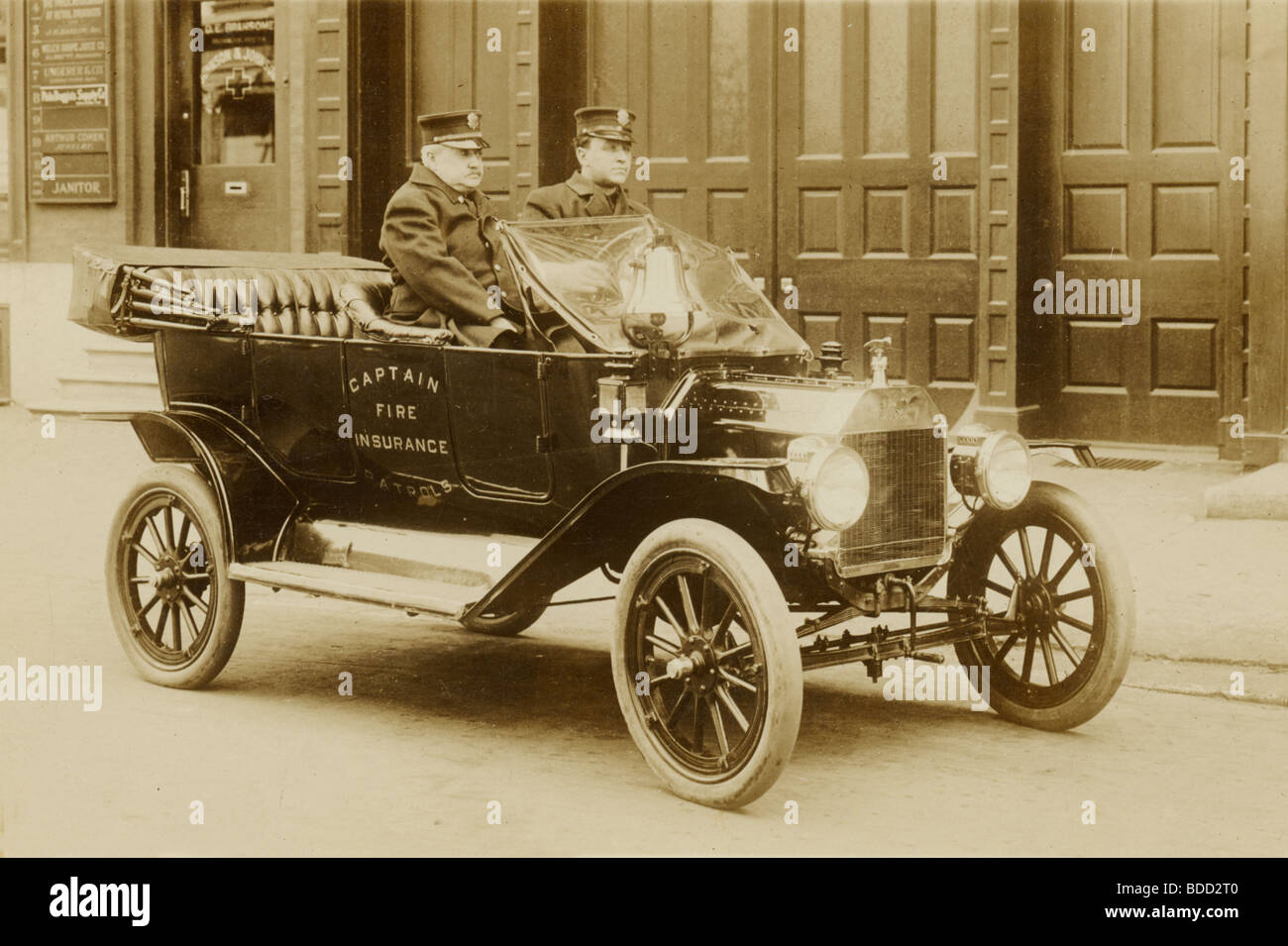Philadelphia Fire Patrol Underwriter, Walnut St. Stockfoto