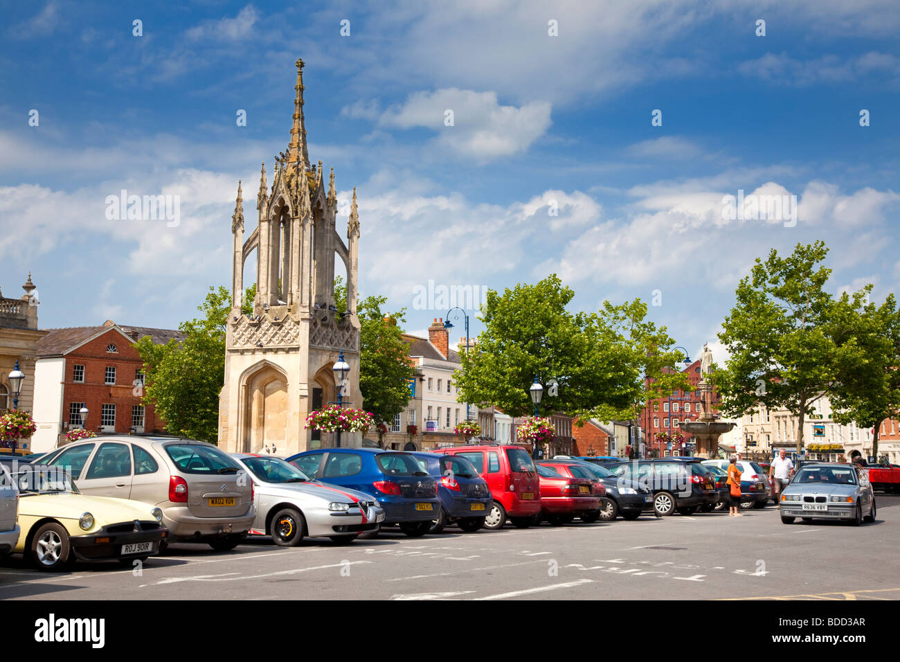 Market Cross auf dem Marktplatz in Devizes, Wiltshire, England, UK Stockfoto