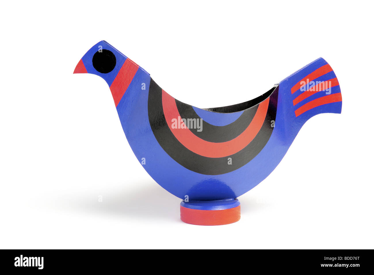 Hölzerne Huhn Korb Stockfoto