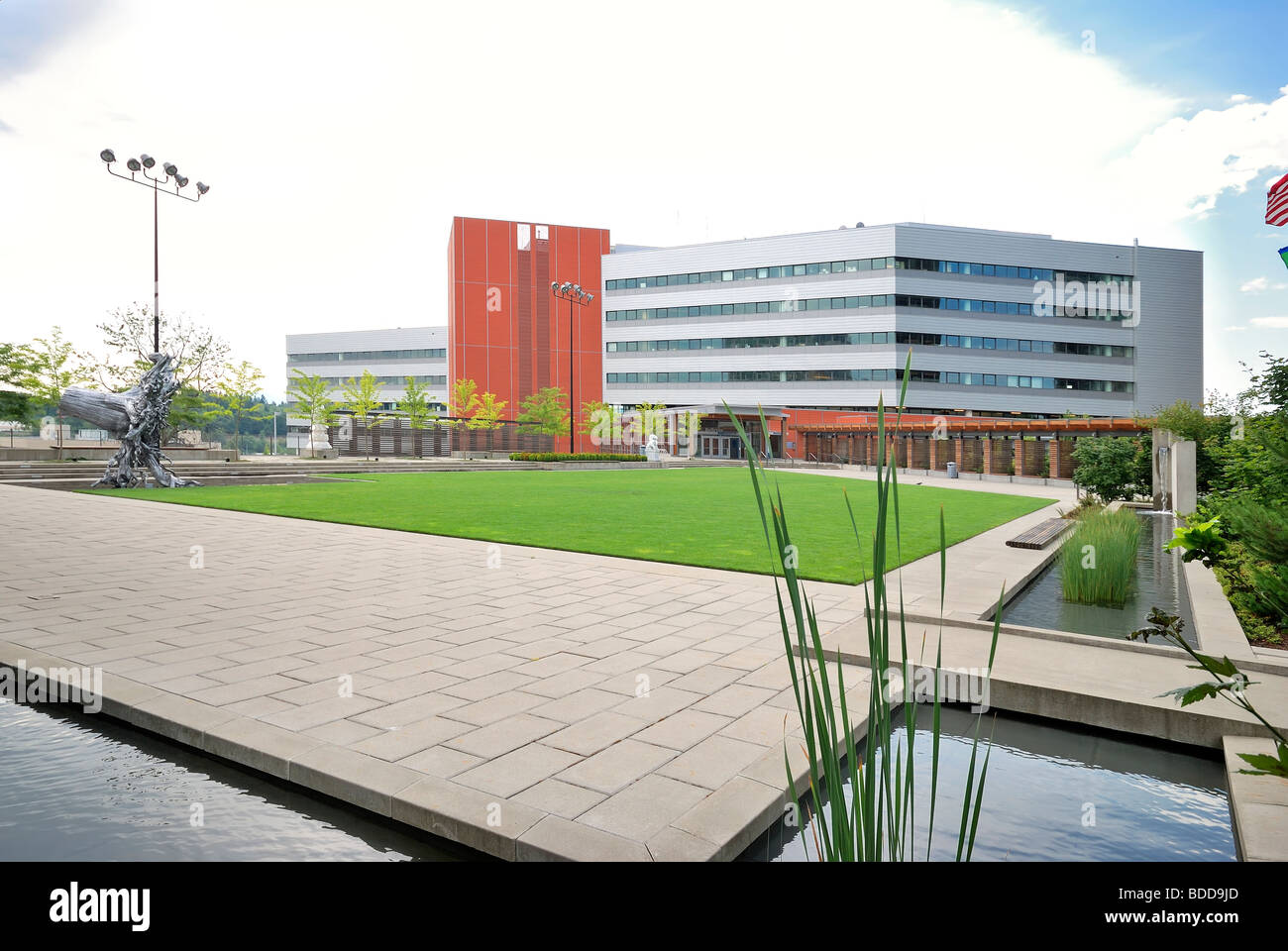 Bellevue-Rathaus-Campus Stockfoto