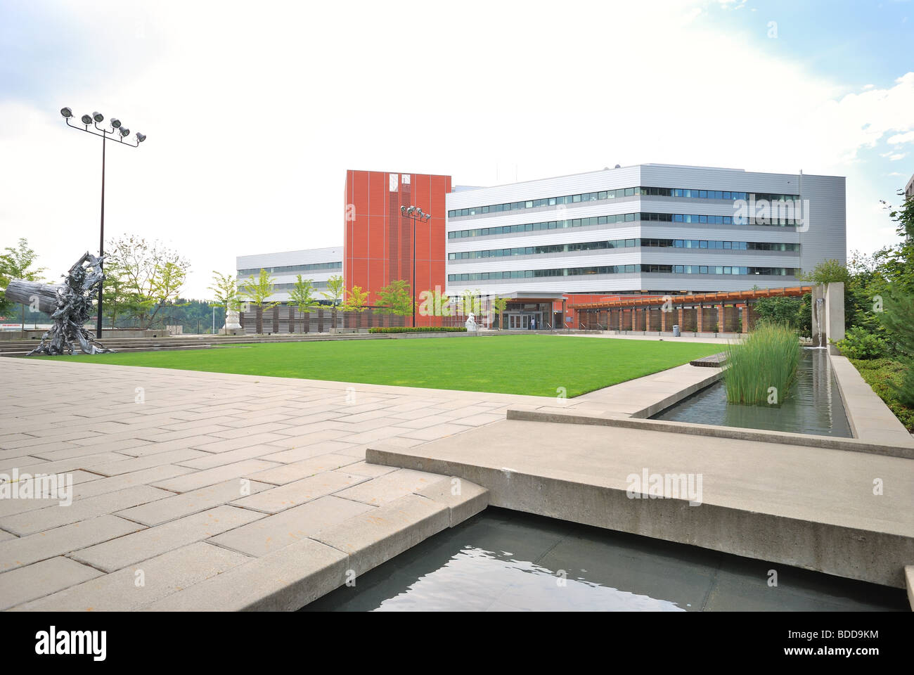 Bellevue-Rathaus-Campus Stockfoto