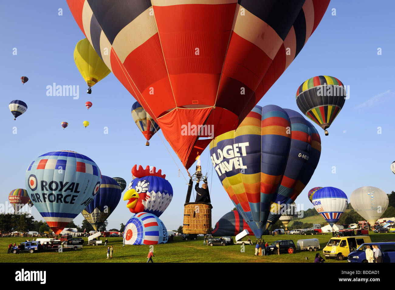 Bristol International Balloon Fiesta 2009 Stockfoto