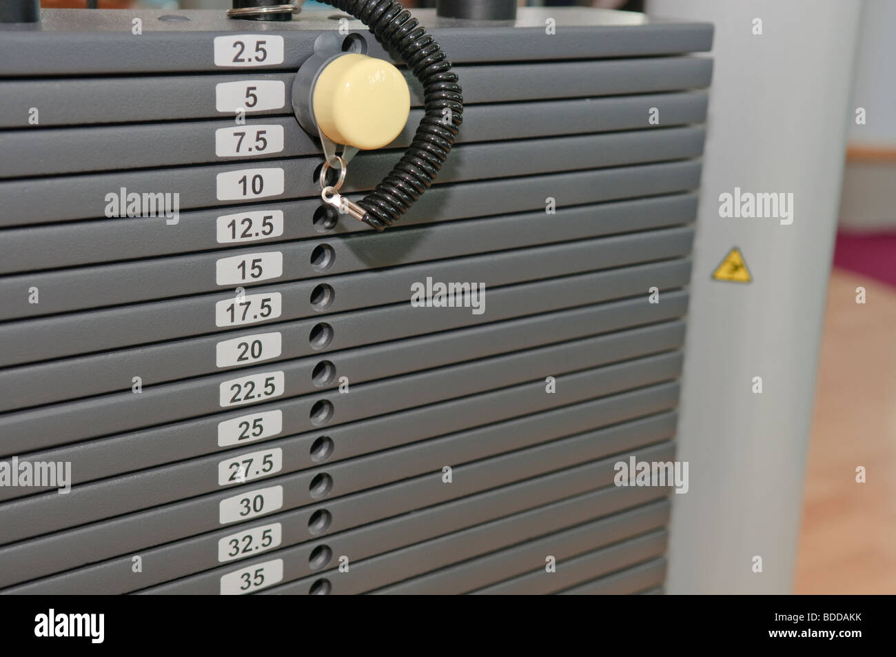 Gewicht der Maschine zu einem niedrigen, leicht Gewicht eingestellt Stockfoto