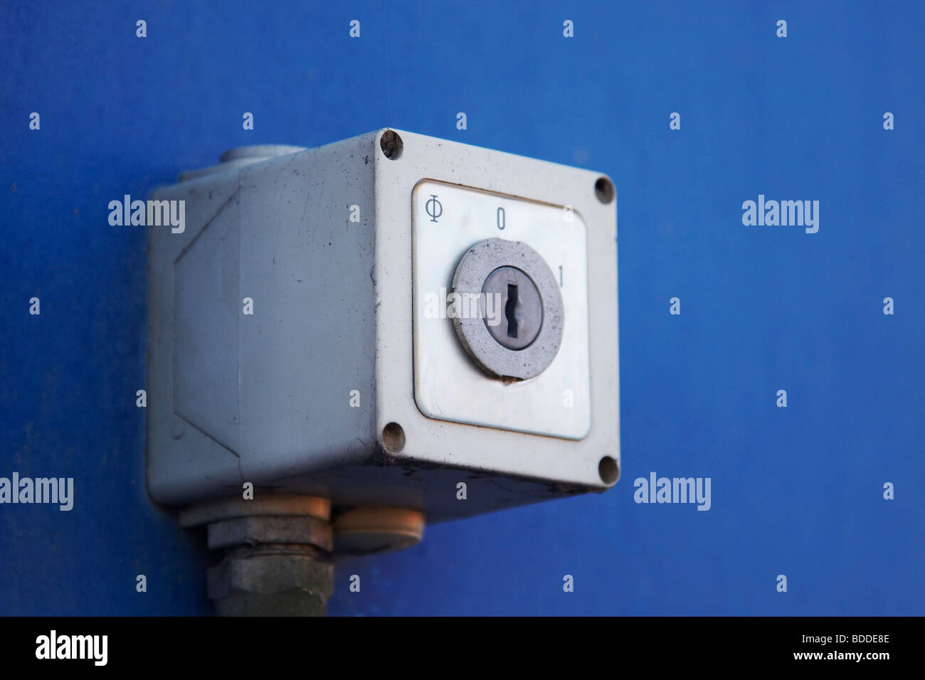 Schlüsselschalter Stockfoto