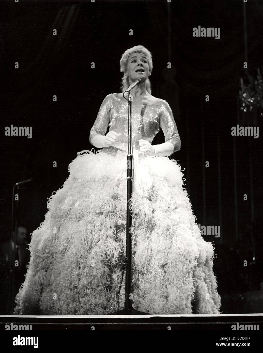 BETTY HUTTON USSchauspielerin und Sängerin über 1968 Stockfotografie