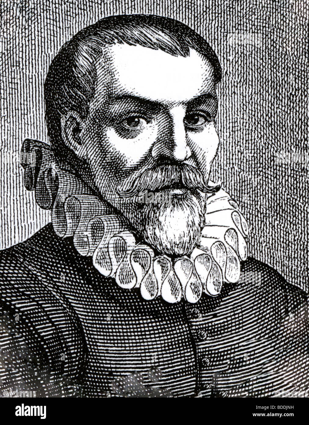 WILLEM BARENTSZ (c 1550-1597) niederländischen Navigator, Kartograph und Explorer, nach denen die Barents-Straße heißt Stockfoto