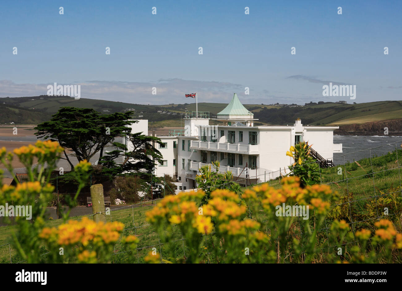 2587. Burgh Island Hotel Bigbury-sur-mer, Devon Stockfoto