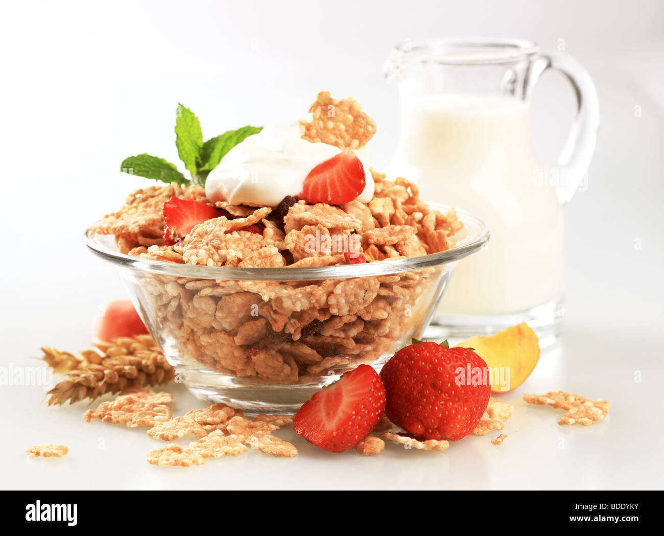 Frühstücks-Cerealien Stockfoto