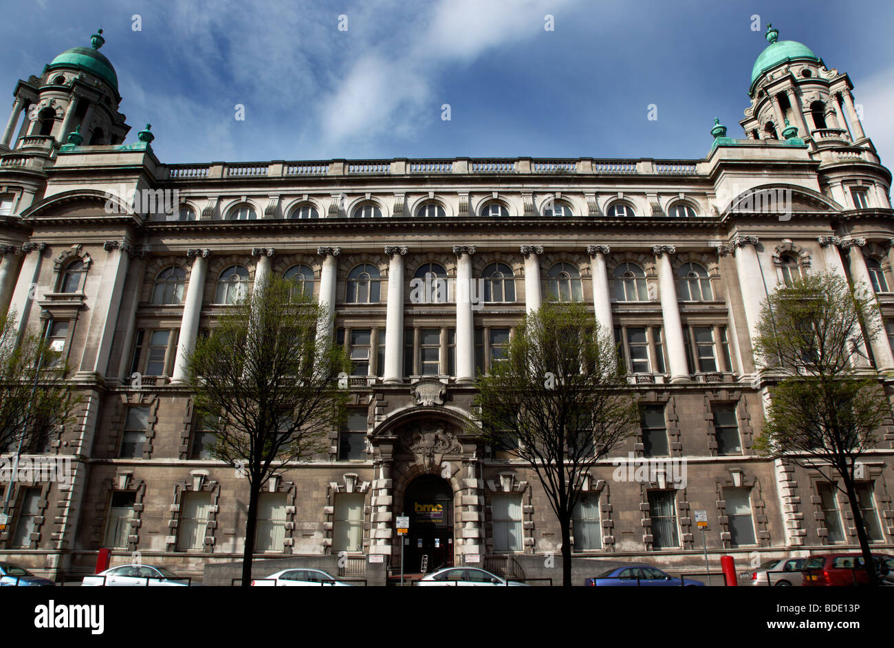 Irland, Norden, Belfast, College Square East, Exterieur des Belfast Metropolitan College, früher bekannt als die Blackman-Tech. Stockfoto