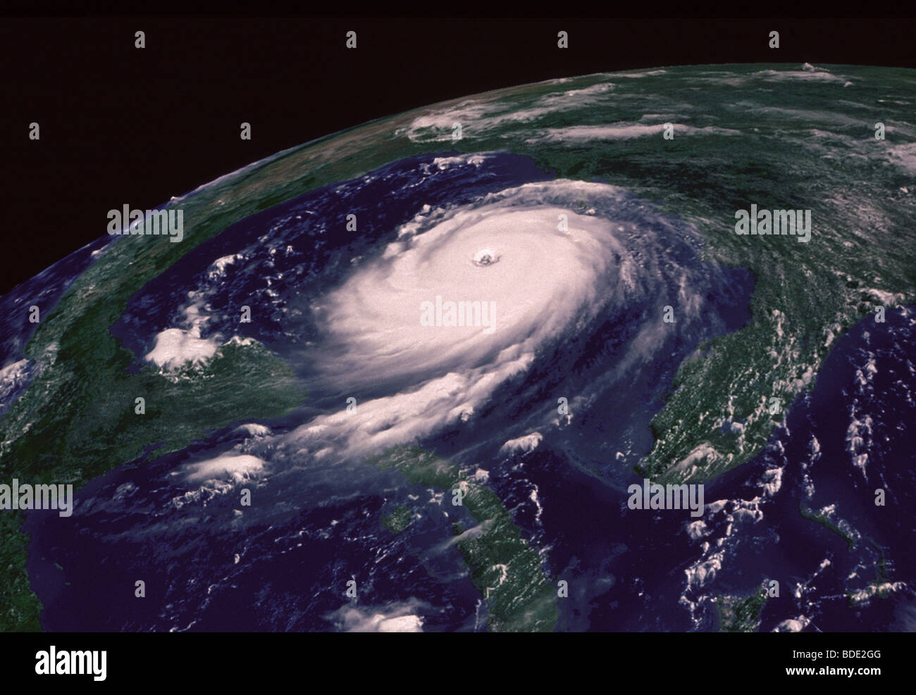 Hurrikan Katrina im Golf von Mexiko, aus dem Weltraum Stockfotografie -  Alamy