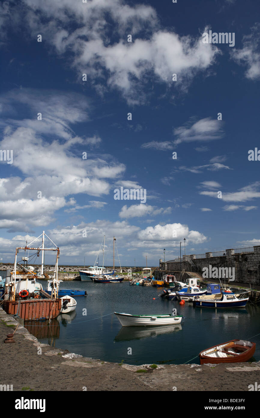 Carnlough Hafen County Antrim-Nordirland Vereinigtes Königreich Stockfoto