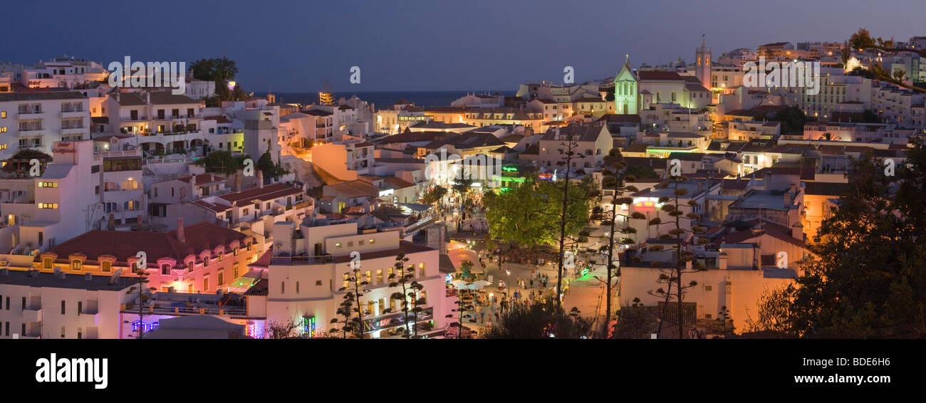 Portugal, Algarve, Albufeira, Abend Stockfoto