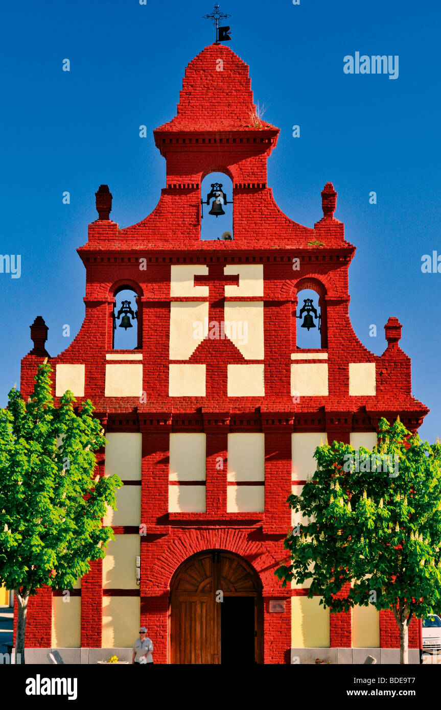 Spanien, Jakobsweg: Ermita De La Virgen da Graca in Mansilla de las Mulas Stockfoto