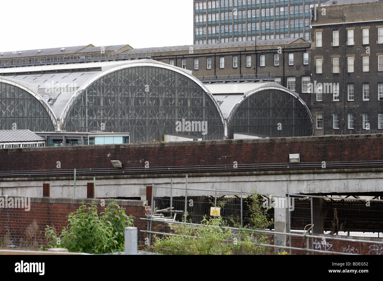 der Rückseite der Paddington Station London, England Stockfoto
