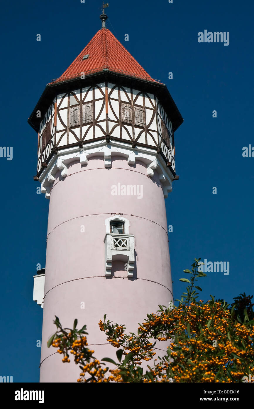 Der Turm in Brežice, Slowenien. Stockfoto