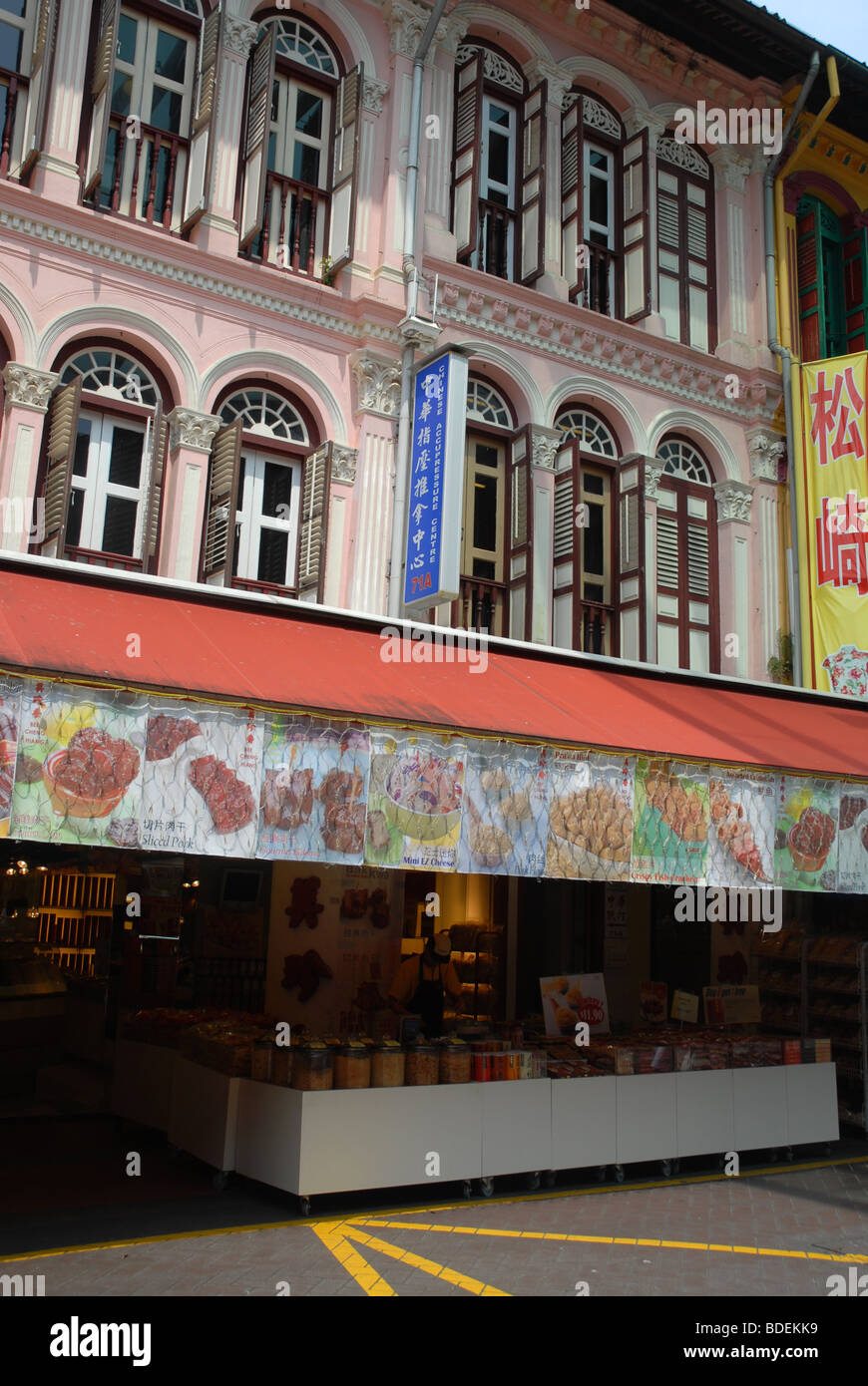 Pagoda Street, Chinatown, Singapur Stockfoto