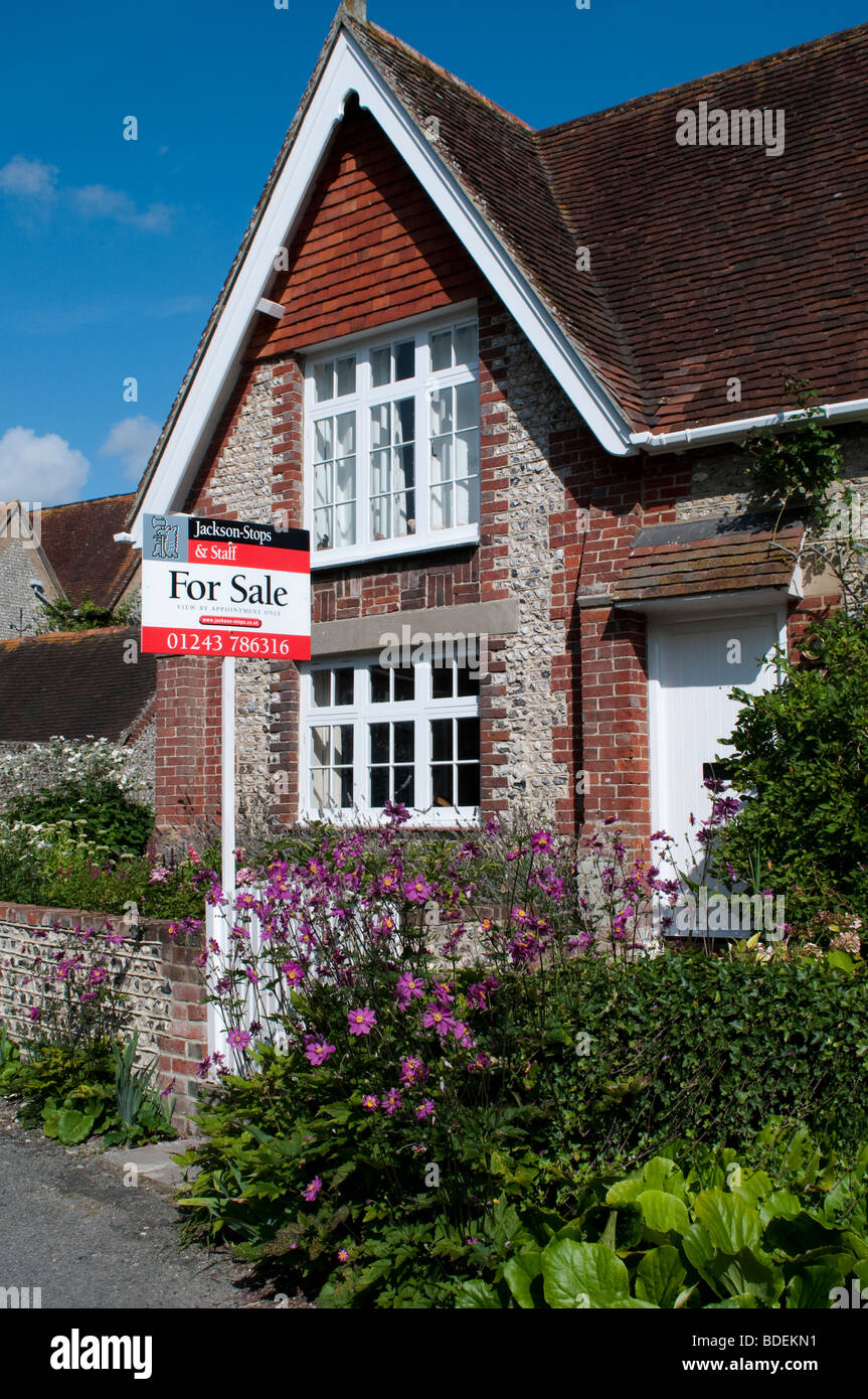Haus zum Verkauf in Burpham Dorf in West Sussex, UK Stockfoto